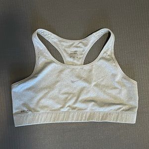 Nike Dri-fit gray racerback sports bra